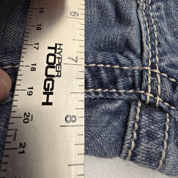 Miss Me Jeans Womens 28 Light Wash Bootcut Embroidered Back Distressed JE1205BL - Picture 16 of 16